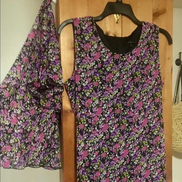 Tiana B. Chiffon Dress + Jacket - Picture 2 of 8